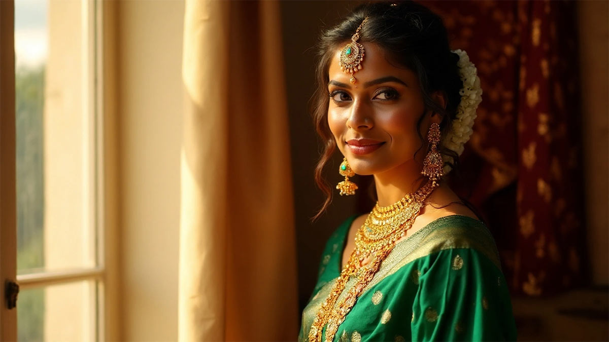 اصول هارمونی رنگ در ترکیب طلا با لباس