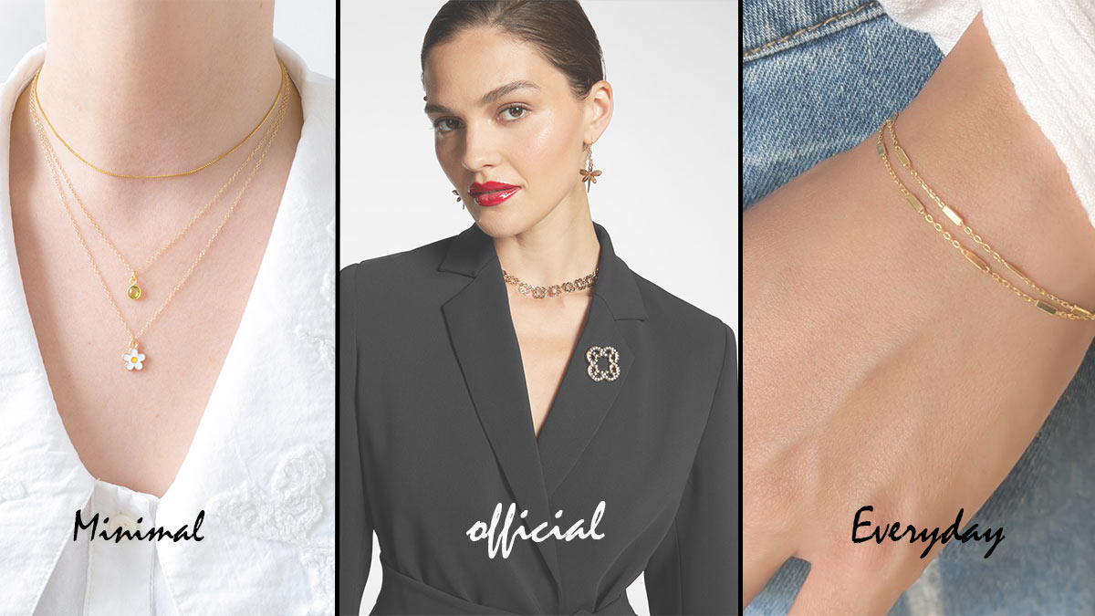 راهنمای ست اکسسوری های طلا متناسب با استایل