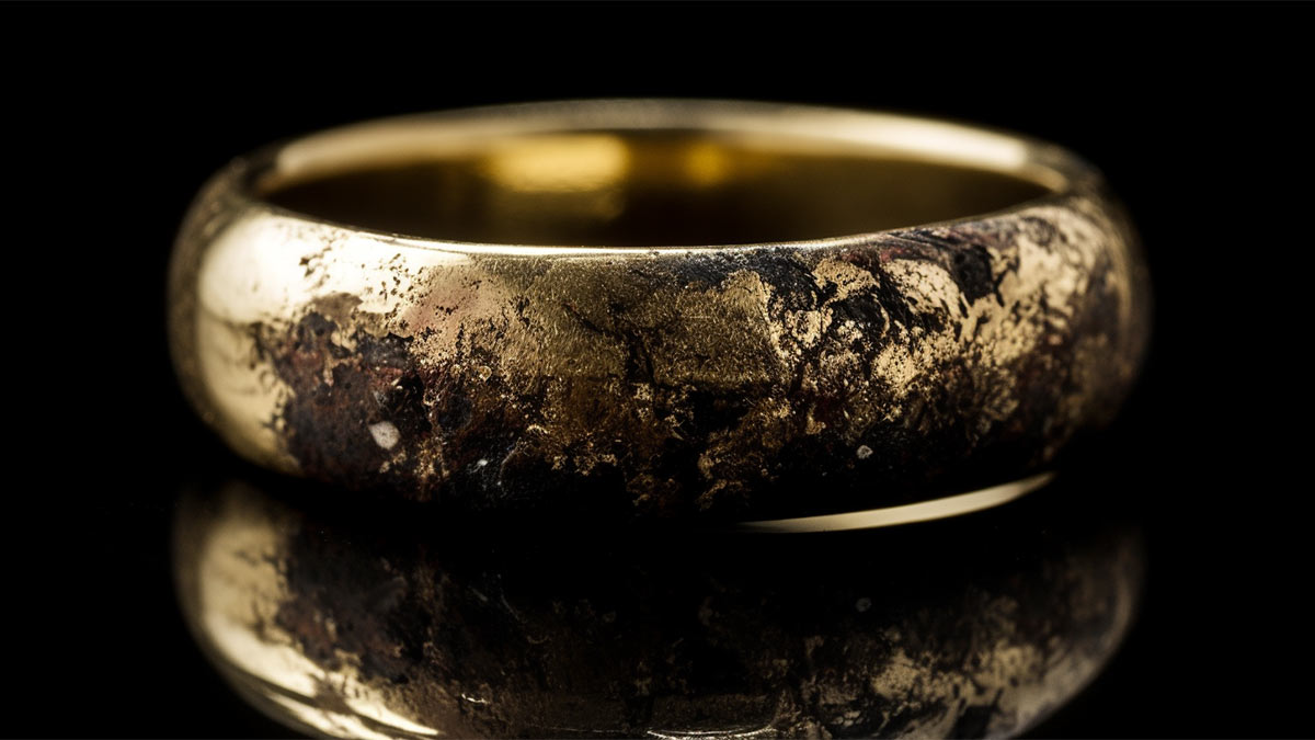 علل علمی سیاه شدن طلا