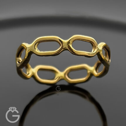 انگشتر طلای زنجیری