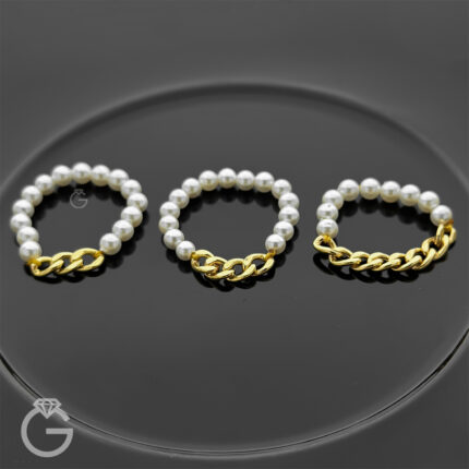 انگشتر طلای مروارید کارتیه