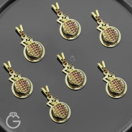 آویز طلا انار مینیمال