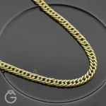 زنجیر طلا کارتیه سیسیلی قطر 5 کم اجرت
