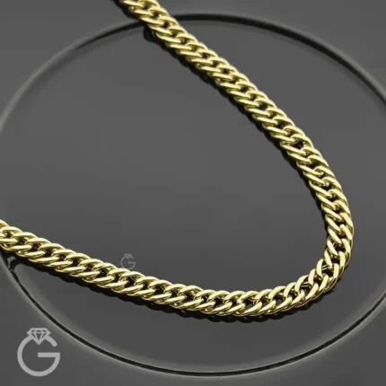 زنجیر طلا کارتیه سیسیلی قطر 5 کم اجرت
