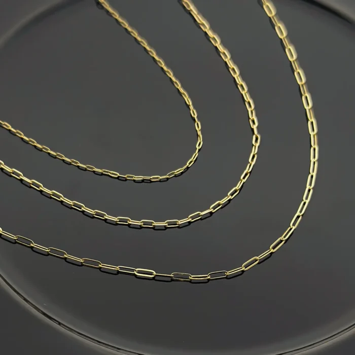 زنجیر طلای هرمس مفتولی