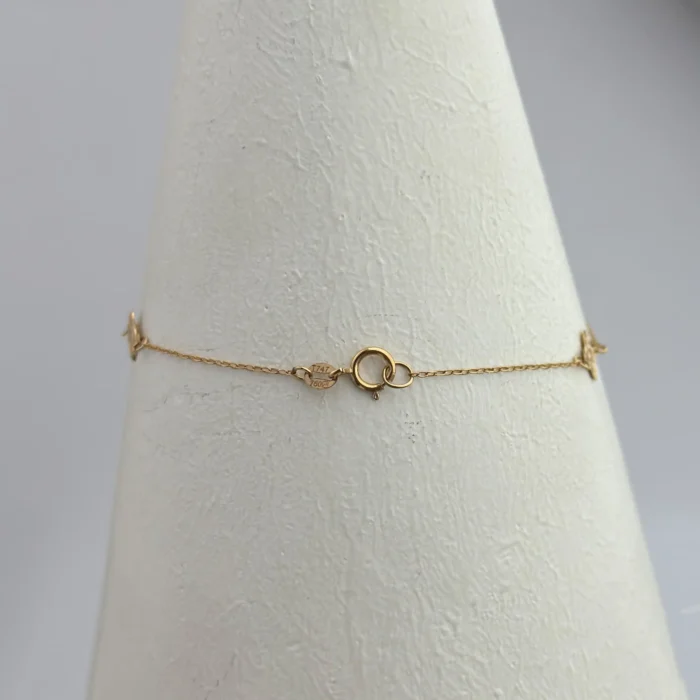 دستبند طلای ونکلیف لوکس