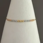 دستبند طلای گوی 3 رنگ تمام طلا