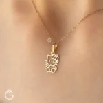 آویز طلا طرح Hello kitty