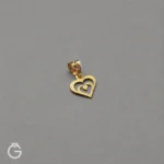 آویز طلا طرح قلب