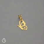 آویز طلا طرح پروانه