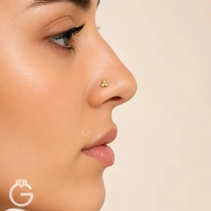 پرسینگ طلا طرح سه‌گوی