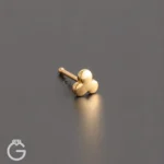 پرسینگ طلا طرح شبدر سه‌برگ