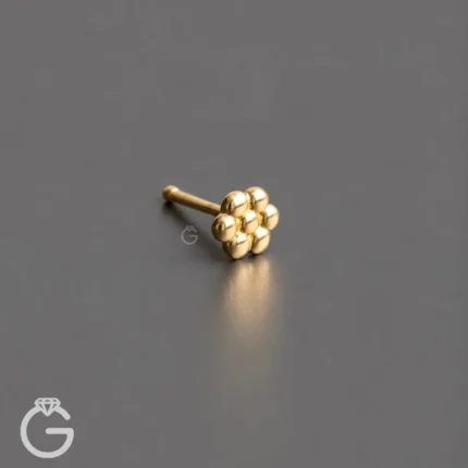 پرسینگ طلا طرح گل خوشه‌ای