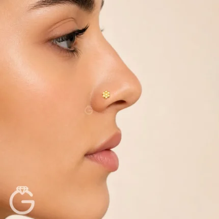 پرسینگ طلا طرح گل خوشه‌ای