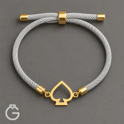 دستبند طلا مارشال طرح پیک