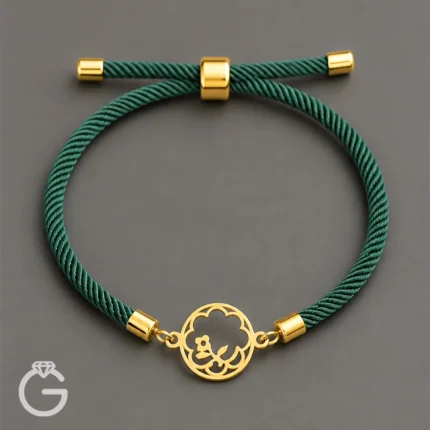 دستبند طلا مارشال طرح گل بهار